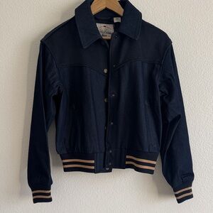 Levi's Dark Denim Bomber Jacket